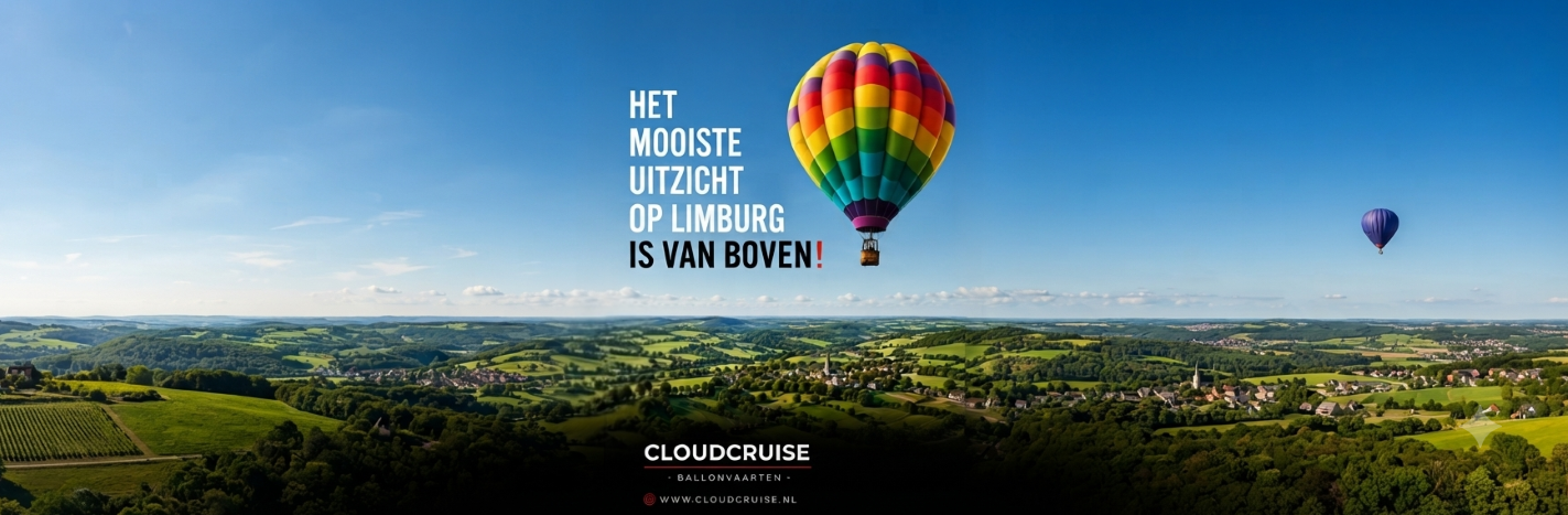 Ballon boven Zuid-Limburg